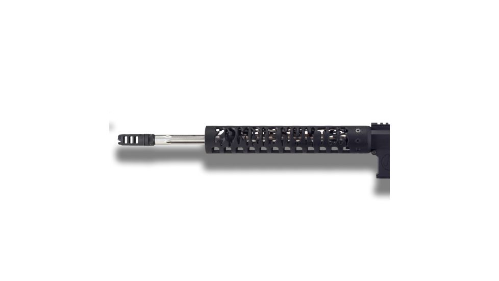 Unique-ARs Zombie Hunter AR-15 Handguard, Cerakote Armor Black/Anodize Black, 12in zombie12