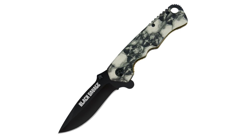 United Cutlery Black Legion Skull Assist Folder BV137