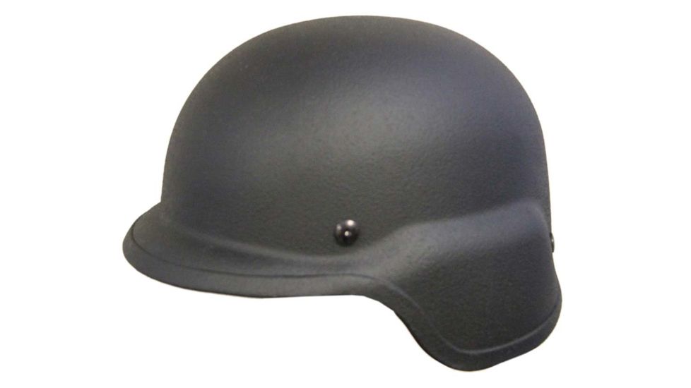 United Shield PST SC650 Ballistic Helmet Level IIIA w/ 4pt Harness System and Retrofit Face Shield, Black, Medium PST SC650-RFFS-BK-MD