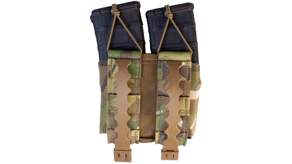 United States Tactical Rifle Mag Pouch w/Closure Lanyard, 2x2in, MultiCam, UST-MOL03604