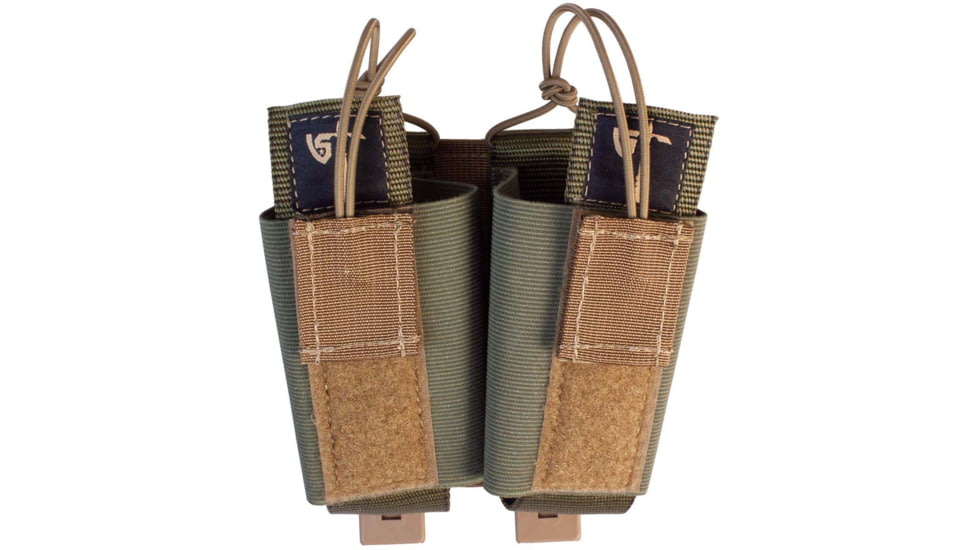 United States Tactical Rifle Mag Pouch w/Closure Lanyard, 2x2in, Olive Drab, UST-MOL03603