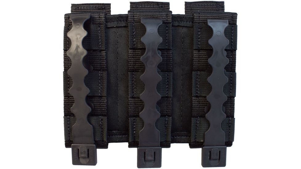 United States Tactical Triple Rifle Mag Pouch, Black, UST-MOL02901