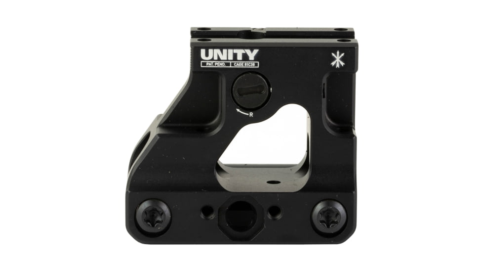 Unity Tactical FAST Trijicon MRO Mount, 2.26&quot; Optical Height,  MRO/MRO-HD Footprint, Anodized Finish, Black, FST-MROB