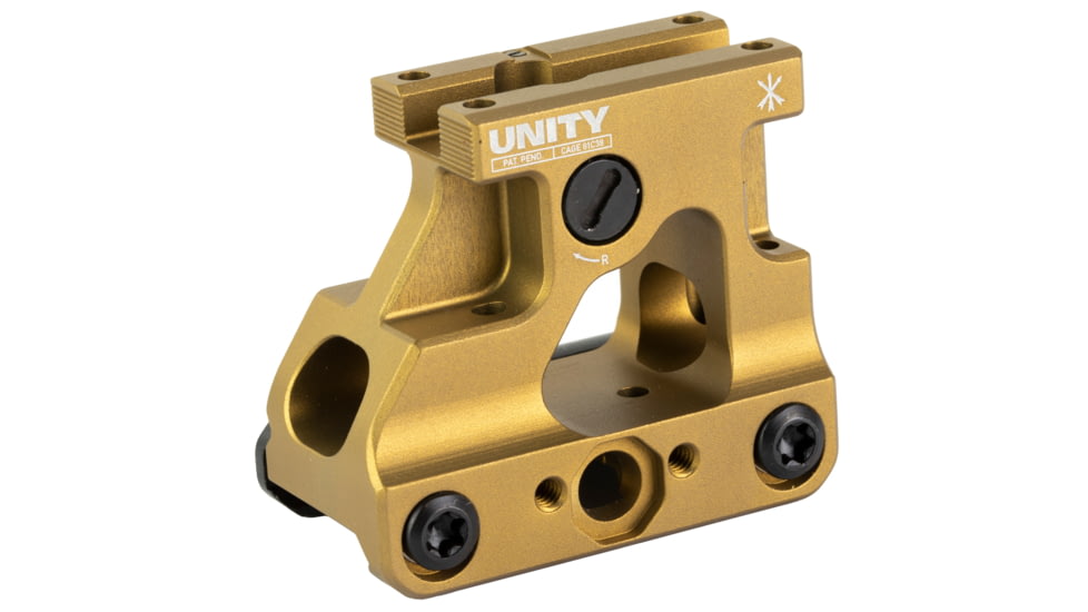 Unity Tactical FAST Trijicon MRO Mount, 2.26&quot; Optical Height,  MRO/MRO-HD Footprint, Anodized Finish, FDE, FST-MROF