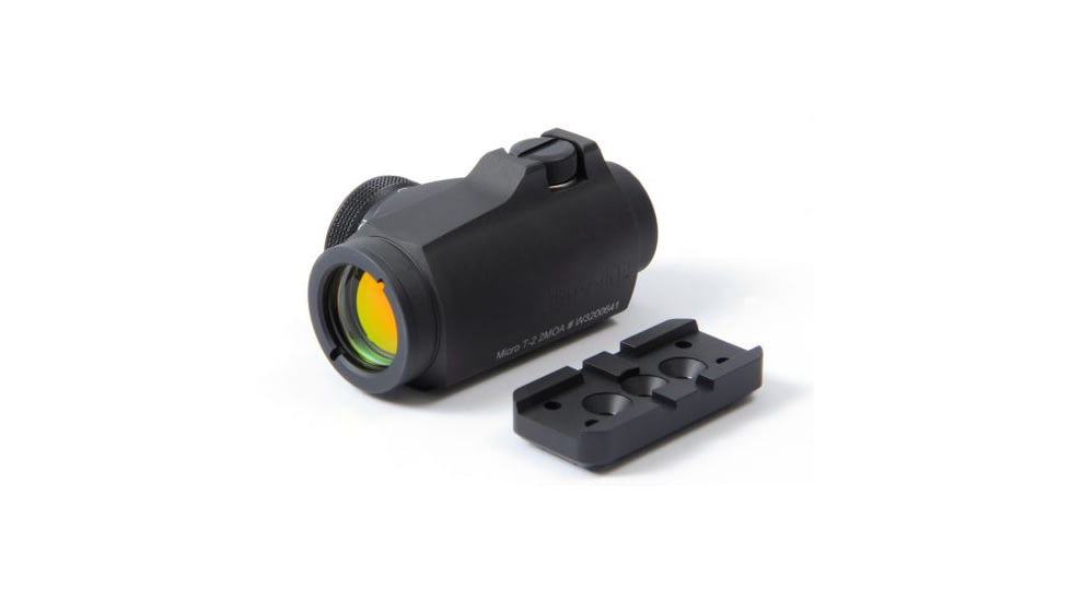 Unity Tactical LPVO Offset Optic Adapter Plate, Micro Footprint, Black, FST-SOPM