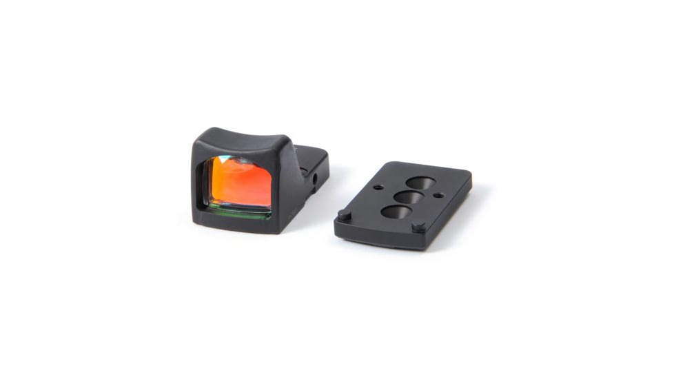 Unity Tactical LPVO Offset Optic Adapter Plate, RMR/SRO, Black, FST-SOPR