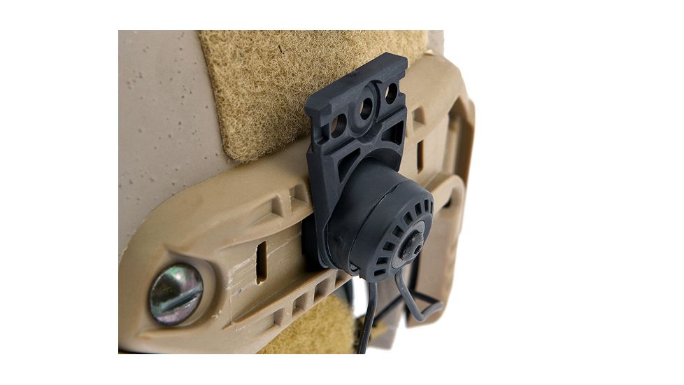 Unity Tactical Remora Mount for 3M Peltor Tactical Helmet, Black, HLM-REM, EDEMO1