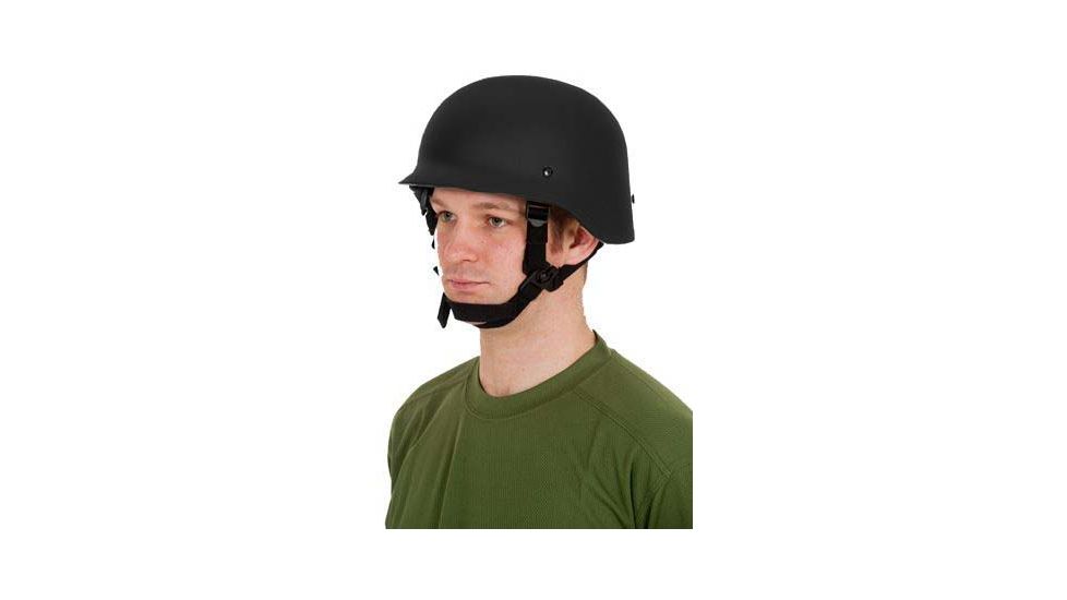 United Shield Command Ballistic Helmet Level IIIA w/ 4pt Harness System, Black, XL COMMANDO SC650-IIIA-BK-XL