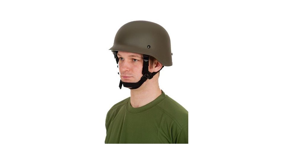 United Shield Command Ballistic Helmet Level IIIA w/ 4pt Harness System, OD Green, XL COMMANDO SC650-IIIA-OD-XL