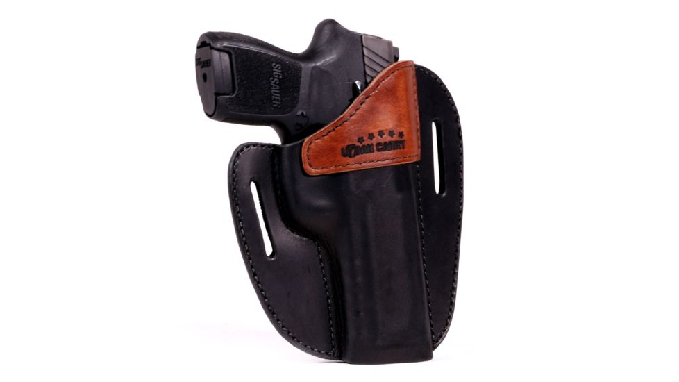 Urban Carry CarryPro OWB for Sig P320 Carry, P320 Compact, P250 Compact, Right Hand, Brown / Black uc-OWB-06-brbk