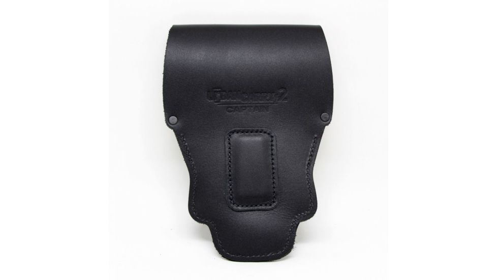 Urban Carry G2 Saddle Grade Leather Holster Laser, Black, Captain UC-G2-LS-Bk-CPT