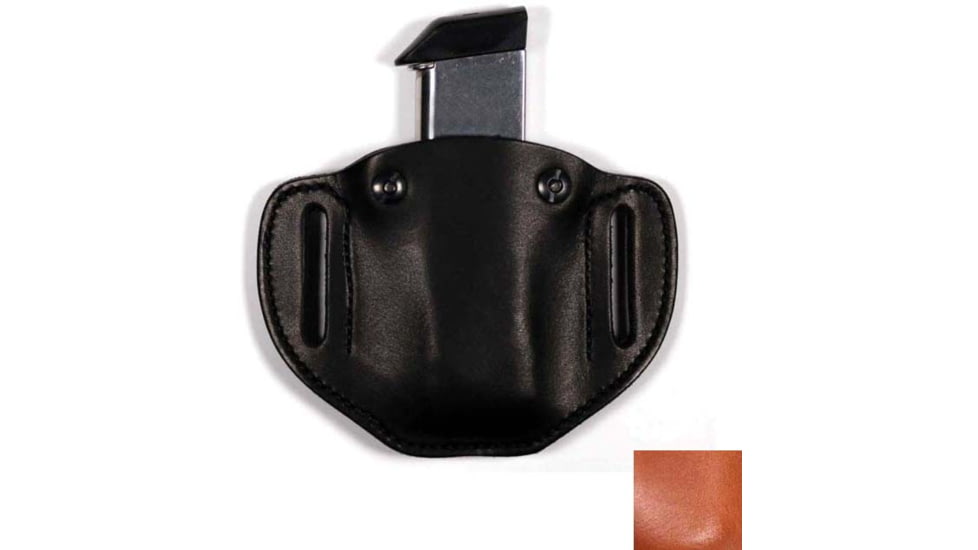 Urban Carry LockLeather OWB Single Magazine Holster, Classic Brown, LL-OWB-MG1-TN