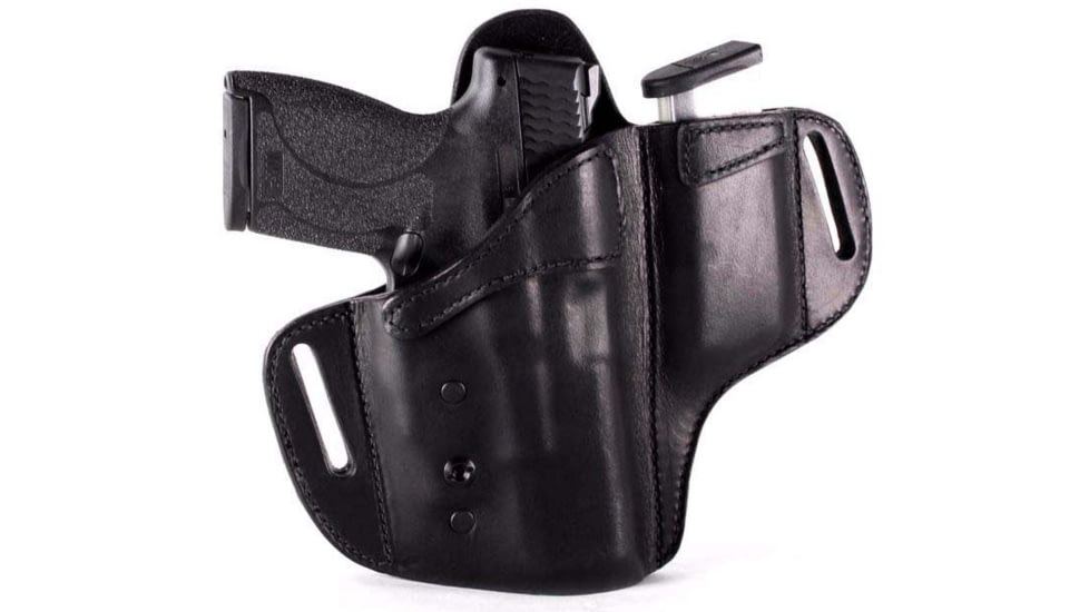 Urban Carry LockLeather OWB w/ Magazine Holster Size #207, Right Handed, Black, LL-OWBMG-207-BK-R