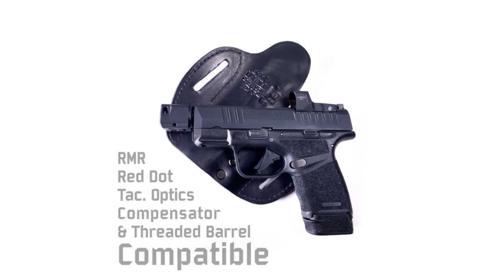 Urban Carry RMR LockLeather OWB 208 Left Hand, Black, LL-OWB-RMR-208-BK-L, EDEMO1