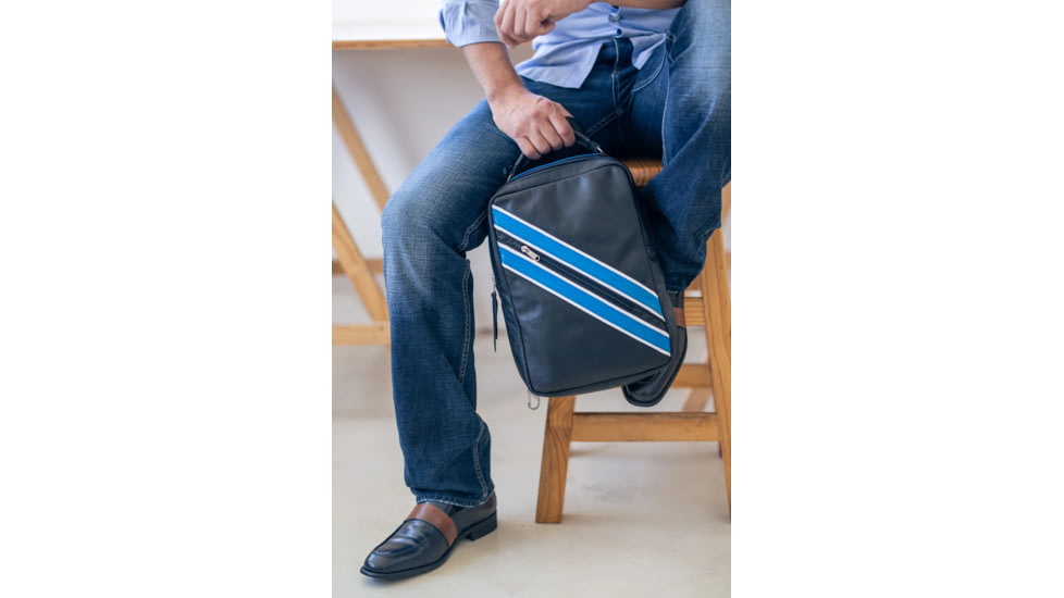 Urbn Chc Williams Bulletproof Vest Bag, Black/Blue/White, Medium, WILBLK/002