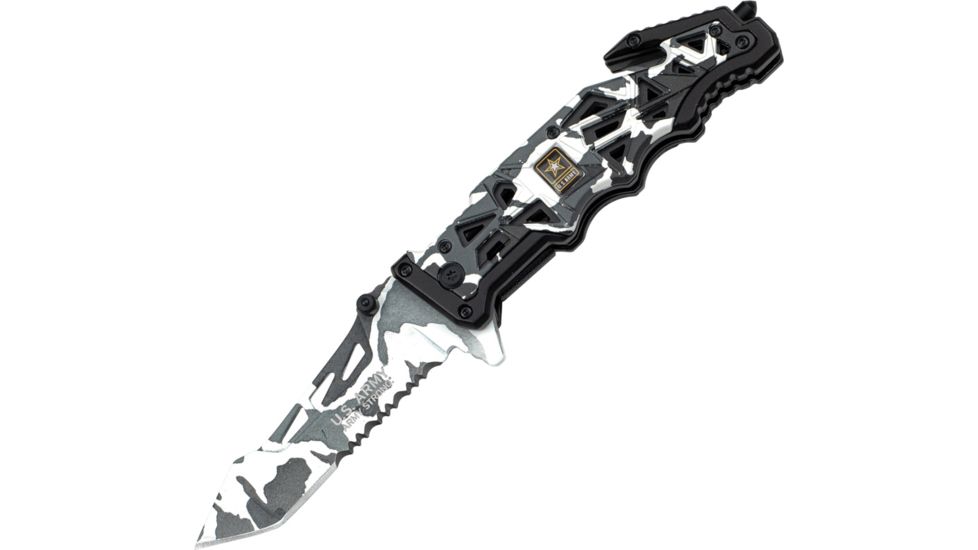 US Army Liberator Rescue Linerlock A/O, Digital Winter Knife USAA1005DW