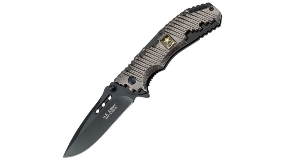 US Army Linerlock A/O w/ Thumbstud Knife USAA1015GY