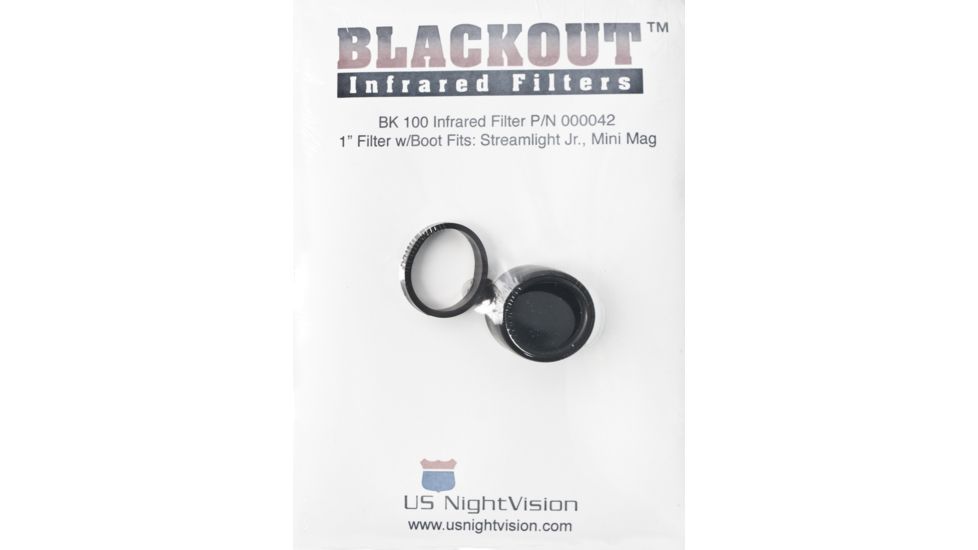 US Night Vision Blackout IR Flashlight Filter BK 100 for Streamlight Jr. 000042