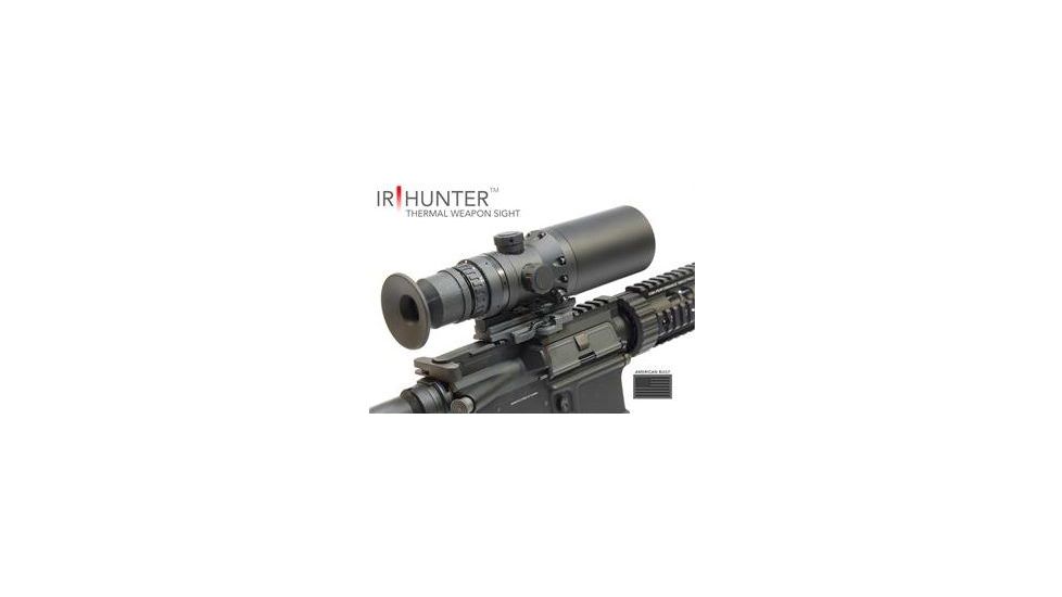US Night Vision IR Hunter 640x480 Multi-Use Thermal Weapon Sight, 50mm Lens, Black, 2.5x Optical, 20x Digital Zoom IR64050