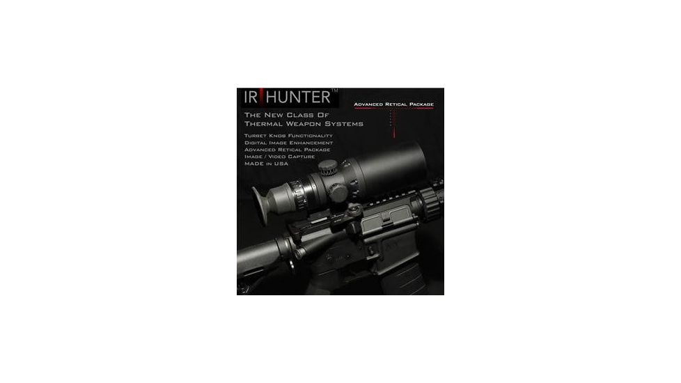 US Night Vision IR Hunter 640x480 Multi-Use Thermal Weapon Sight, 50mm Lens, Black, 2.5x Optical, 20x Digital Zoom IR64050