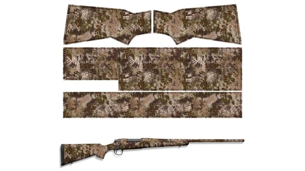 US Night Vision KRYPTEK Camo Pre-Cut Universal Rifle Skin Vinyl Wrap, 20x30in, Kryptek Highlander 036530