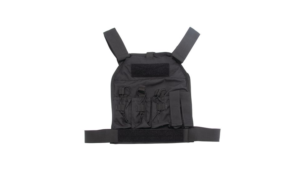US Palm AR-15 Defender Soft Armor Plate Carrier With One Level IIIA Soft Armor Panel X-Large 11x13.5 Inch Panel Black