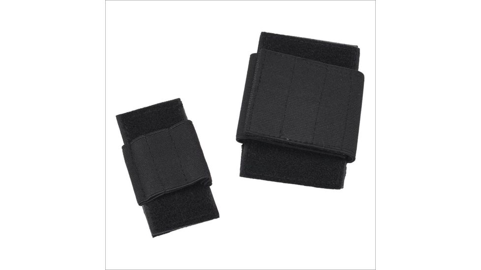 US Peacekeeper Pistol Holster Wide Webbing &amp; Pistol Magazine Holster Wide Elastic Set, Black, 2in x 4in, NSN NO, P22050