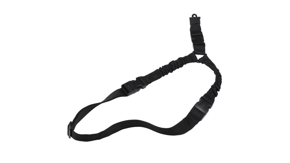 US Peacekeeper Single Point Bungee Sling Nylon Cover, Black, 35in x 1.5in, NSN NO P23305
