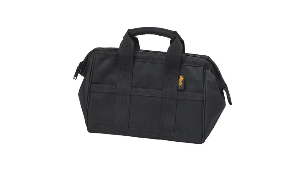 US Peacekeeper Wide Opening Water-Resistant 600 Denier Polyester Ammo Bag, Black, 12in x 7in x 9in, NSN NO P23205