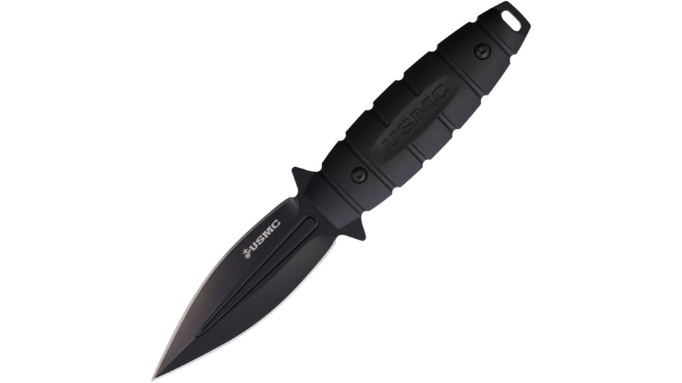 USMC Fixed Blade Black, USMFIX3001BK