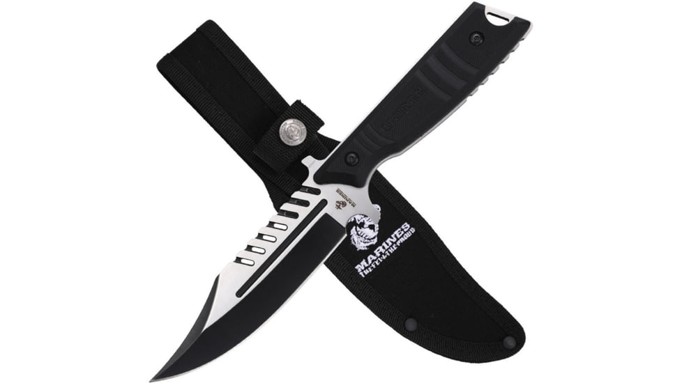 USMC Fixed Blade Black, USMFIX3004BK
