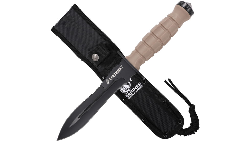 USMC Fixed Blade Tan, USMFIX3002TN