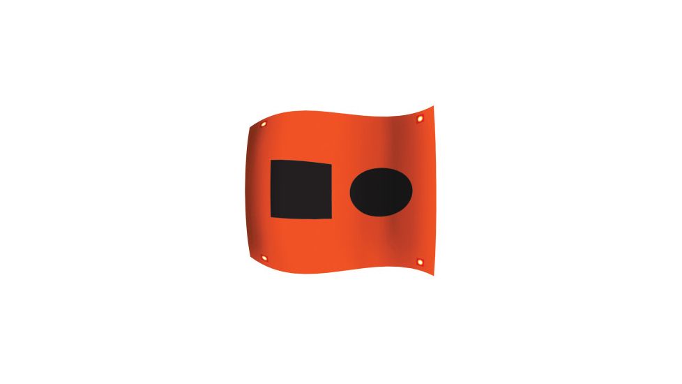 UST Marine Distress Signal Flag, Orange 50-51040-1CRD