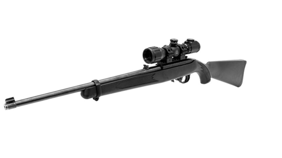 UTG PRO 1 in Low Profile P.O.I Picatinny Rifle Scope Rings, Black, 2 Pieces RWU012510