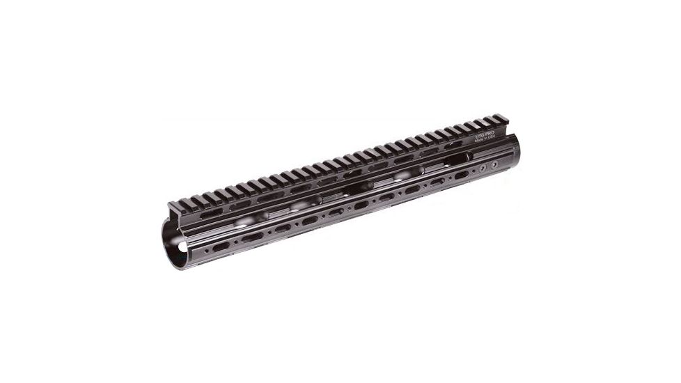 EDEMO UTG Pro AR15 Rifle Length 13in Super Slim Free Float Handguard, Black, MTU006SS, EDEMO1