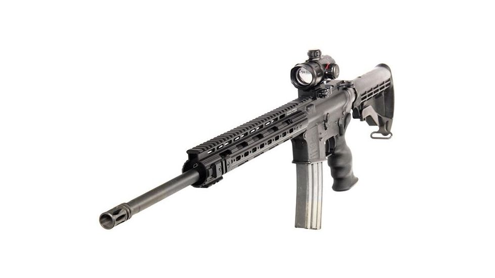 EDEMO UTG Pro AR15 Rifle Length 13in Super Slim Free Float Handguard, Black, MTU006SS, EDEMO1