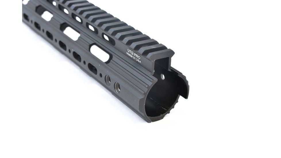 EDEMO UTG Pro AR15 Rifle Length 13in Super Slim Free Float Handguard, Black, MTU006SS, EDEMO1