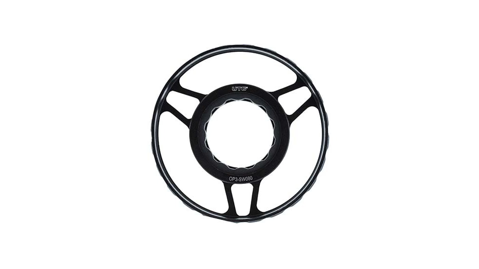 Leapers UTG Pro Parallax Index Wheel for OP3 Scopes, 80mm Diameter, Black, Small, OP3-SW080
