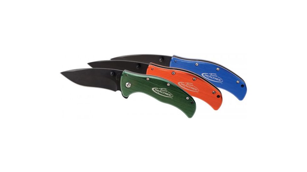 Utica Team Realtree Series Thumb Release Liner Lock, Blue, 91-RT30BLCP