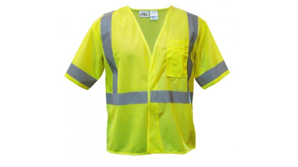 Utility ProWear High Visibility Mesh Vest Class 3, Lime, LARGE UHV581-L-Y