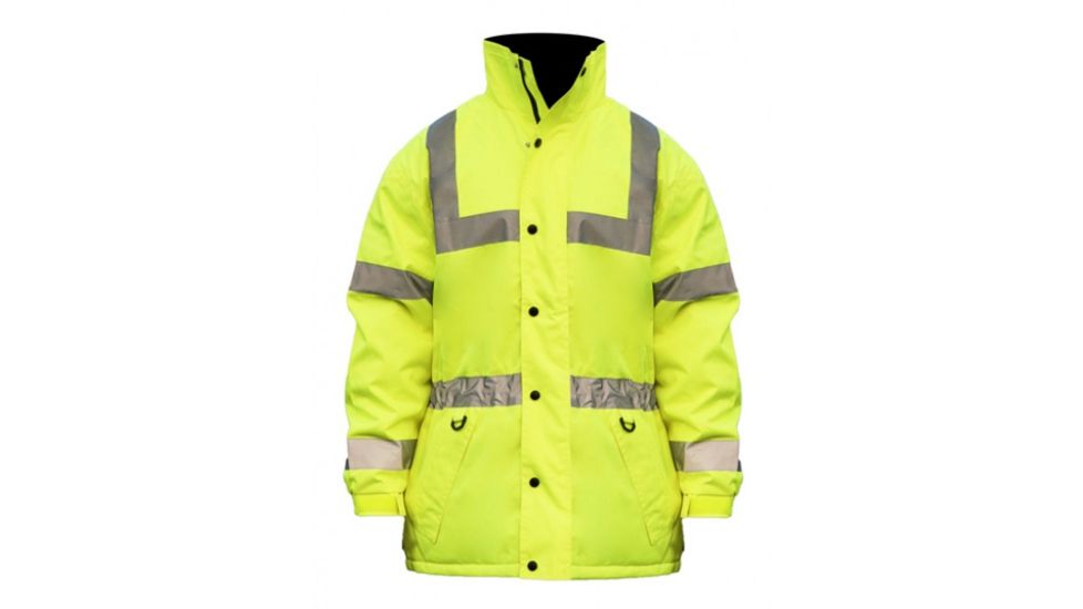 Utility ProWear High Visibility Contractors Jacket Class 2, YELLOW, MEDIUM UHV1003-M-Y