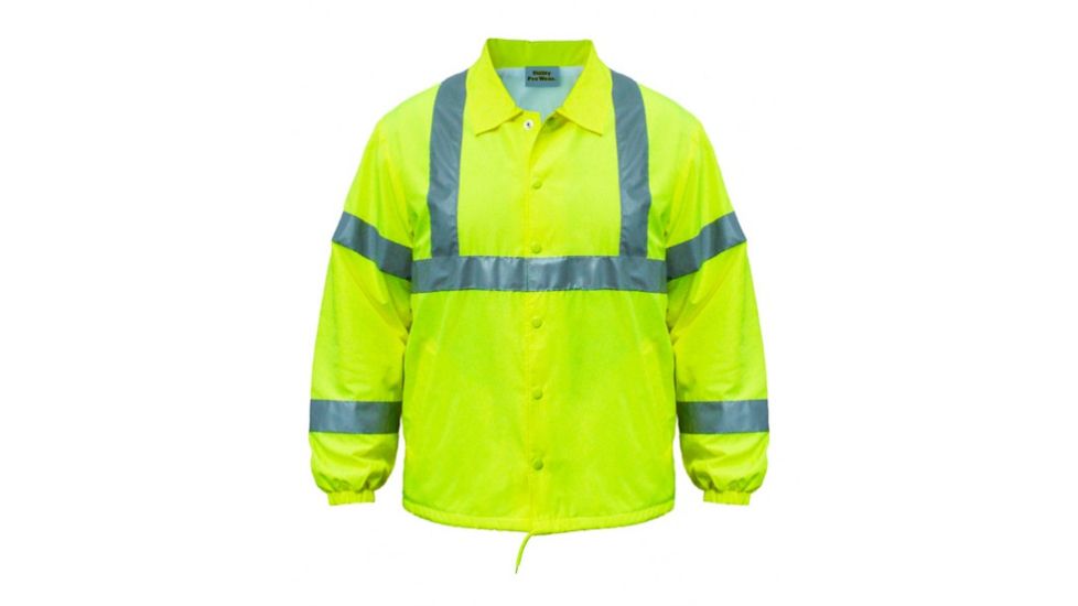 Utility ProWear High Visibility Nylon Windbreaker Class 2, YLW, XLARGE UHV600-XL-Y