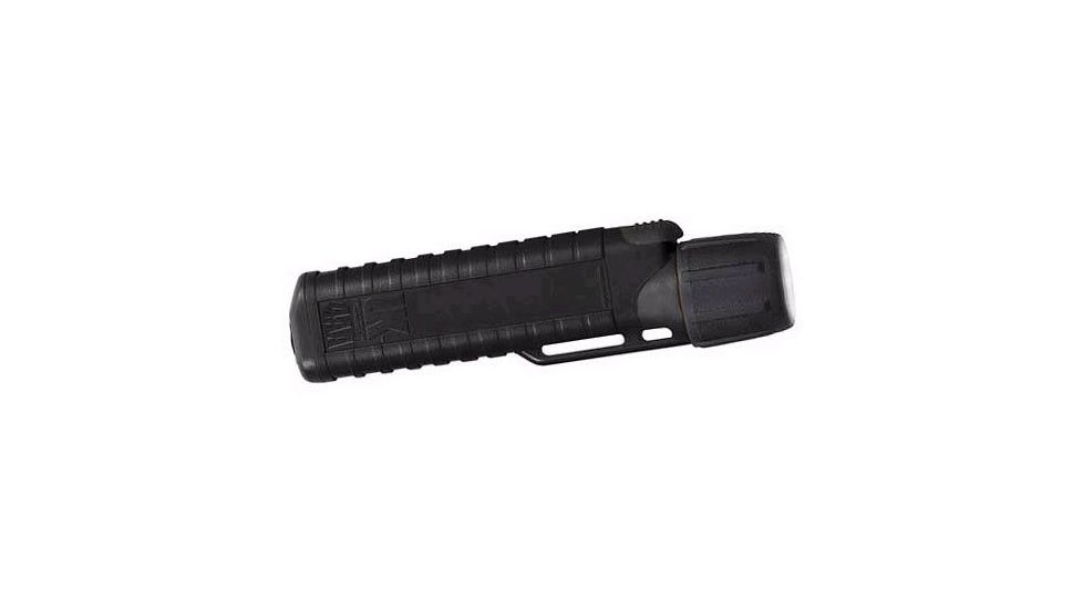 UW Kinetics 4AA Flashlight with Front Switch, Black