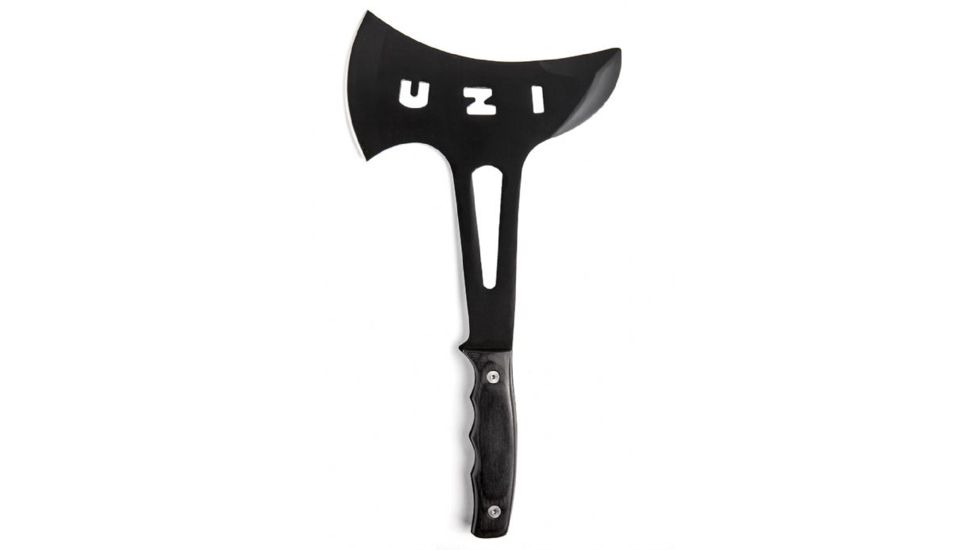 UZI Axe Stainless Steel Blade, Black UZK-BX-001