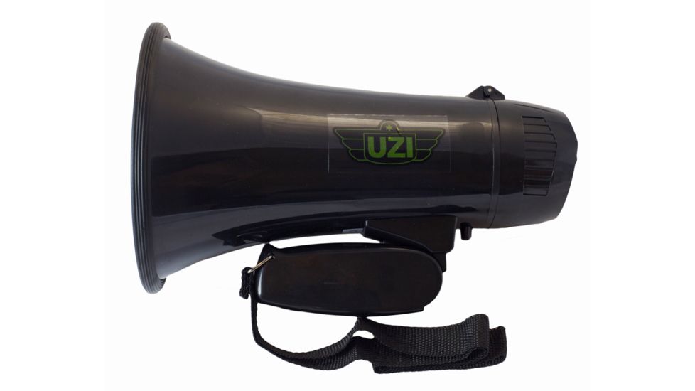 UZI Megaphone - 15-watt, Siren, Re - UZI-MP-204R