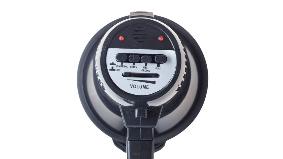 UZI Megaphone - 15-watt, Siren, Re - UZI-MP-204R