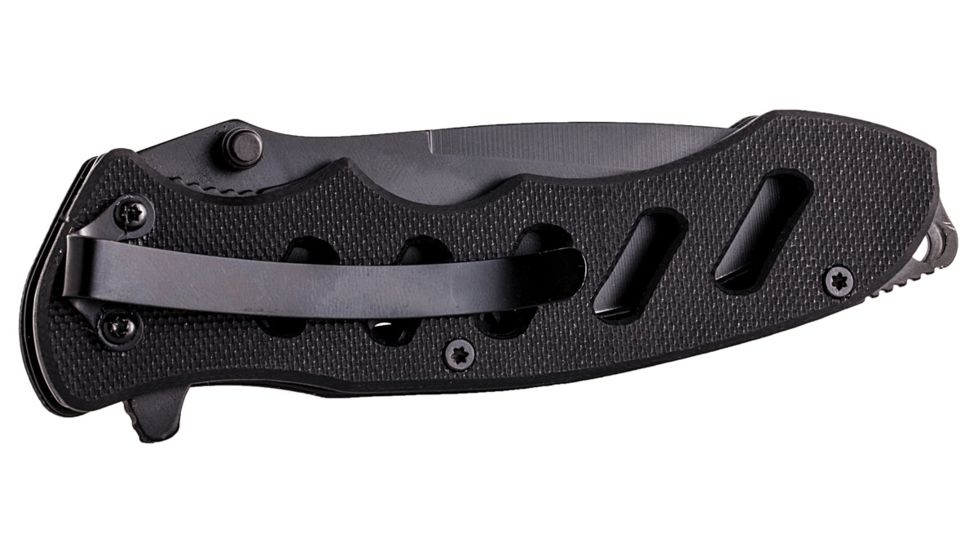 UZI Responder Serrated Blade, Black UZK-FDR-001