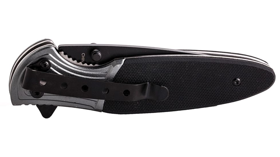 UZI Responder Steel Blade, Black and Grey Green UZK-FDR-003