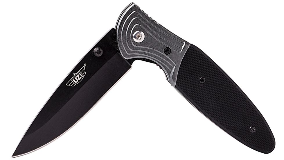 UZI Responder Steel Blade, Black and Grey Green UZK-FDR-003