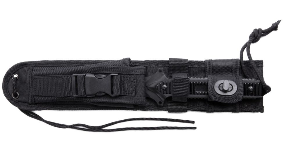 UZI Stealth Commander II Serrated Blade, Black UZK-FXB-004